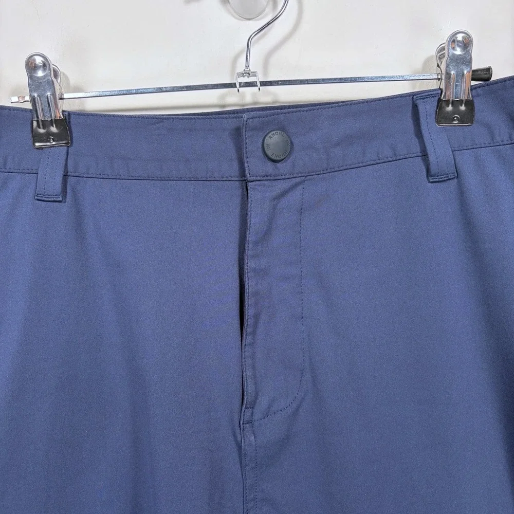 Rhone Commuter Shorts Men Size 36 Navy Blue Performance Stretch Tech Golf 6